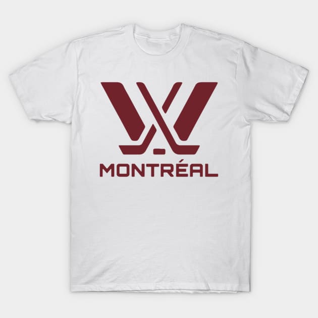 🏒 PWHL - MONTREAL 🏒 T-Shirt by INLE Designs